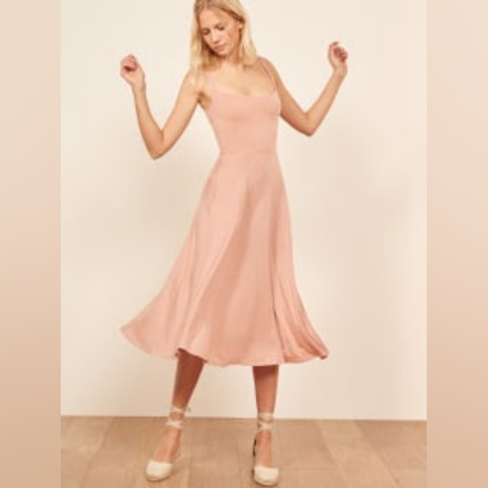 Reformation Mary Dress - Pink